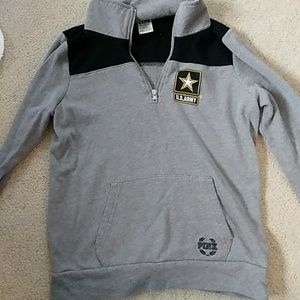 Victorias secret pink Army sweatshirt size S